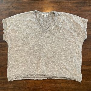 Madewell Cropped Short Sleeved Sweater